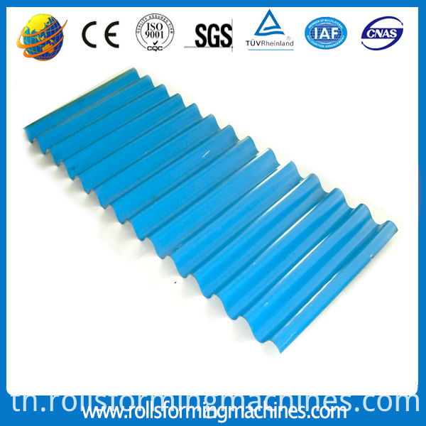 เครื่องทำลูกฟูก 07 corrugated tile making machine 07